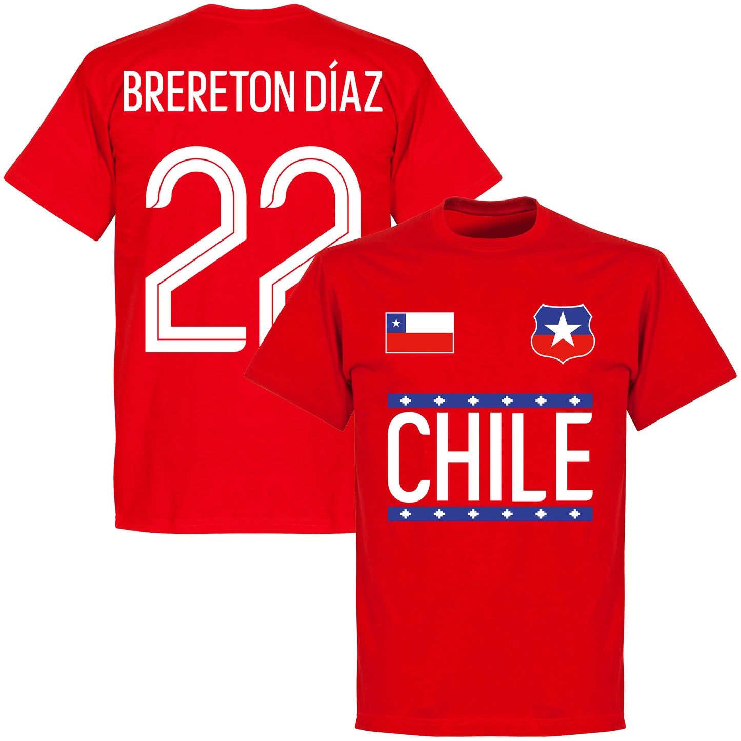 Chile Brereton Diaz 22 KIDS T-shirt - Red