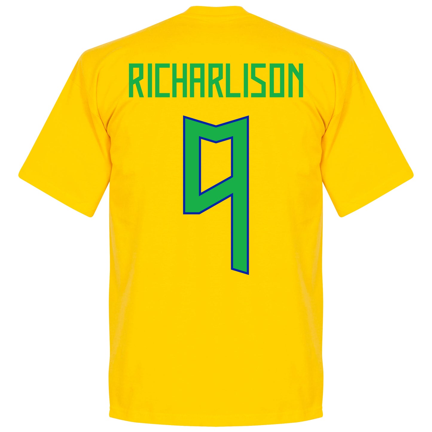 Brazil Richarlison 9 Team T-shirt - Yellow