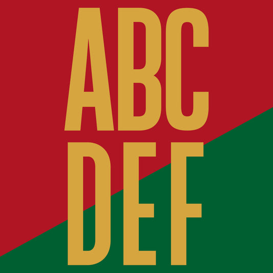 22-23 Portugal Home Adult Player Letters (54mm)