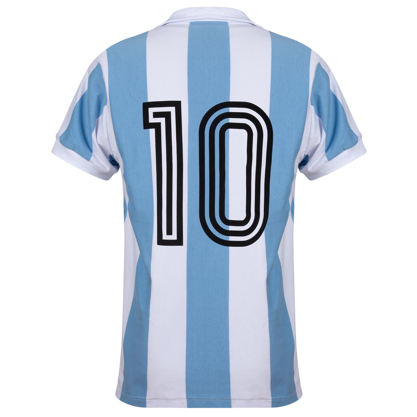 Argentina Home Retro No.10 Shirt 1930 (Retro Flock Printing)
