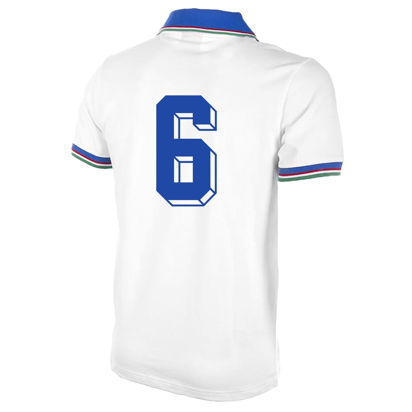 Copa Italy Away No.6 Retro Shirt World Cup 1982 (Retro Flock Printing)