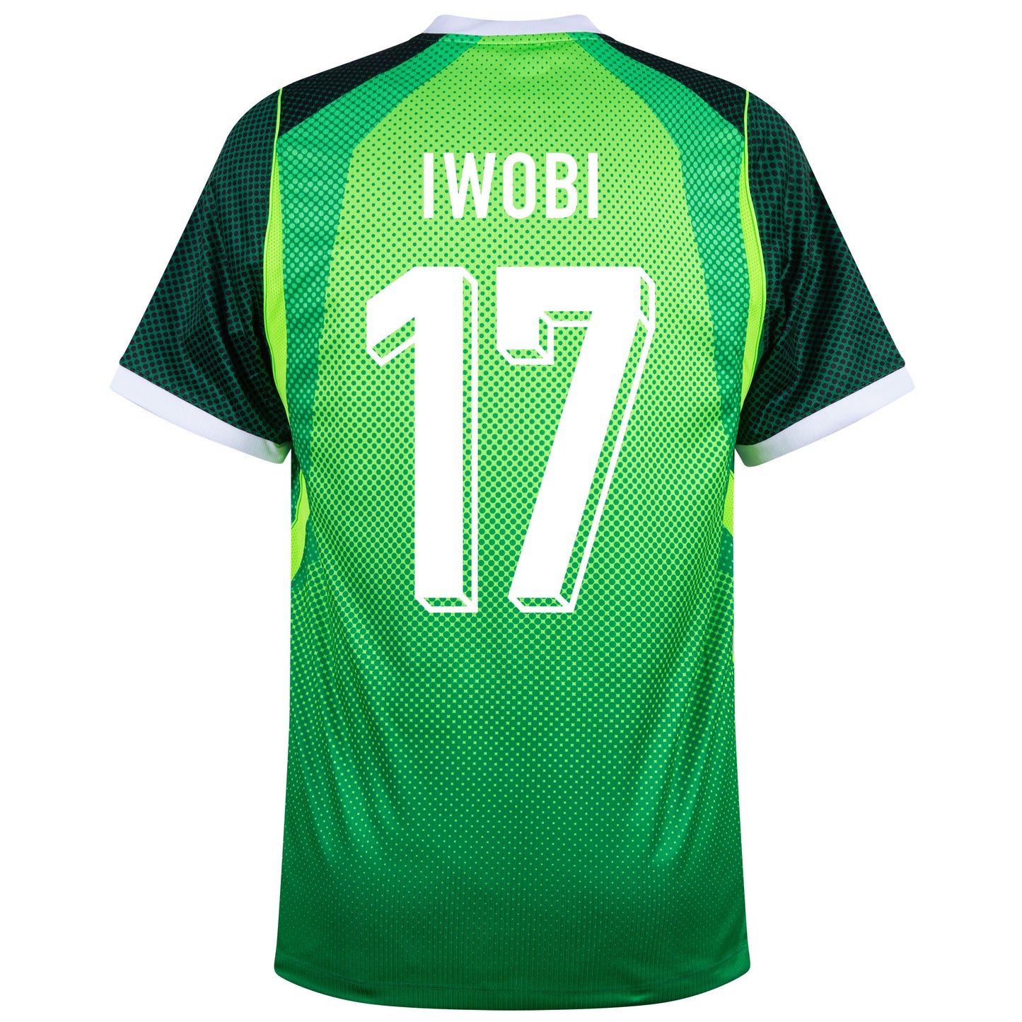 Nike Nigeria Home Iwobi 17 Shirt 2026-2027 (Fan Style Printing)