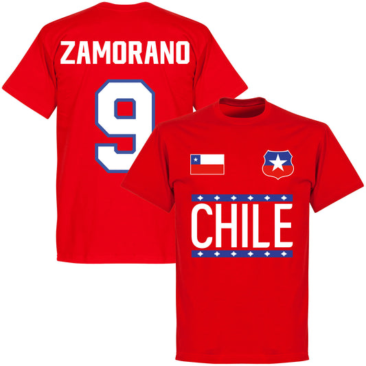 Chile Zamorano 9 Team KIDS T-shirt - Red