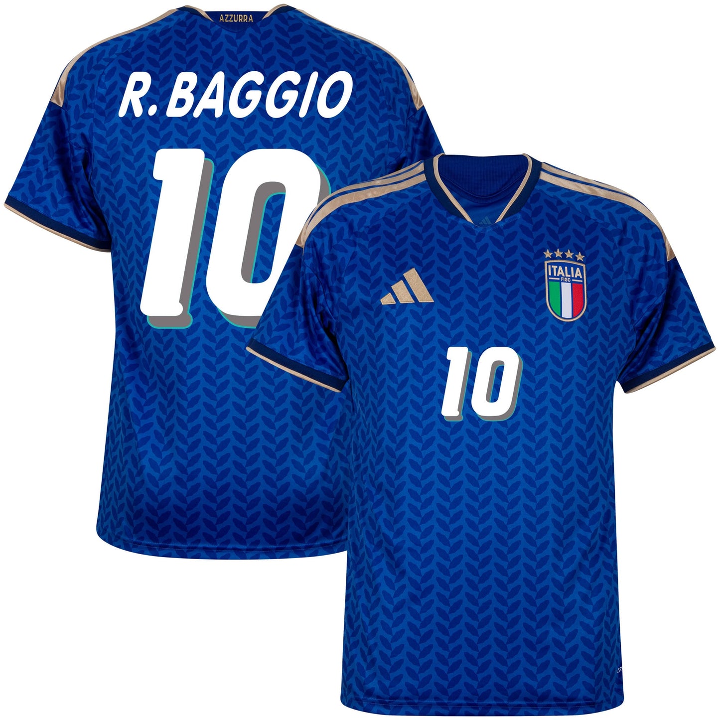 adidas Italy Home R.Baggio 10 Shirt 2026-2027 (Legend Printing)