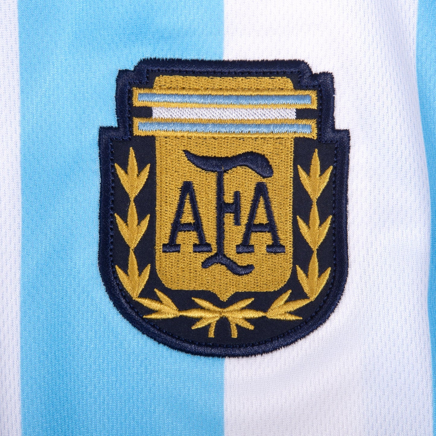 Argentina Home Retro No.10 Shirt 1986 (Retro Flock Printing)