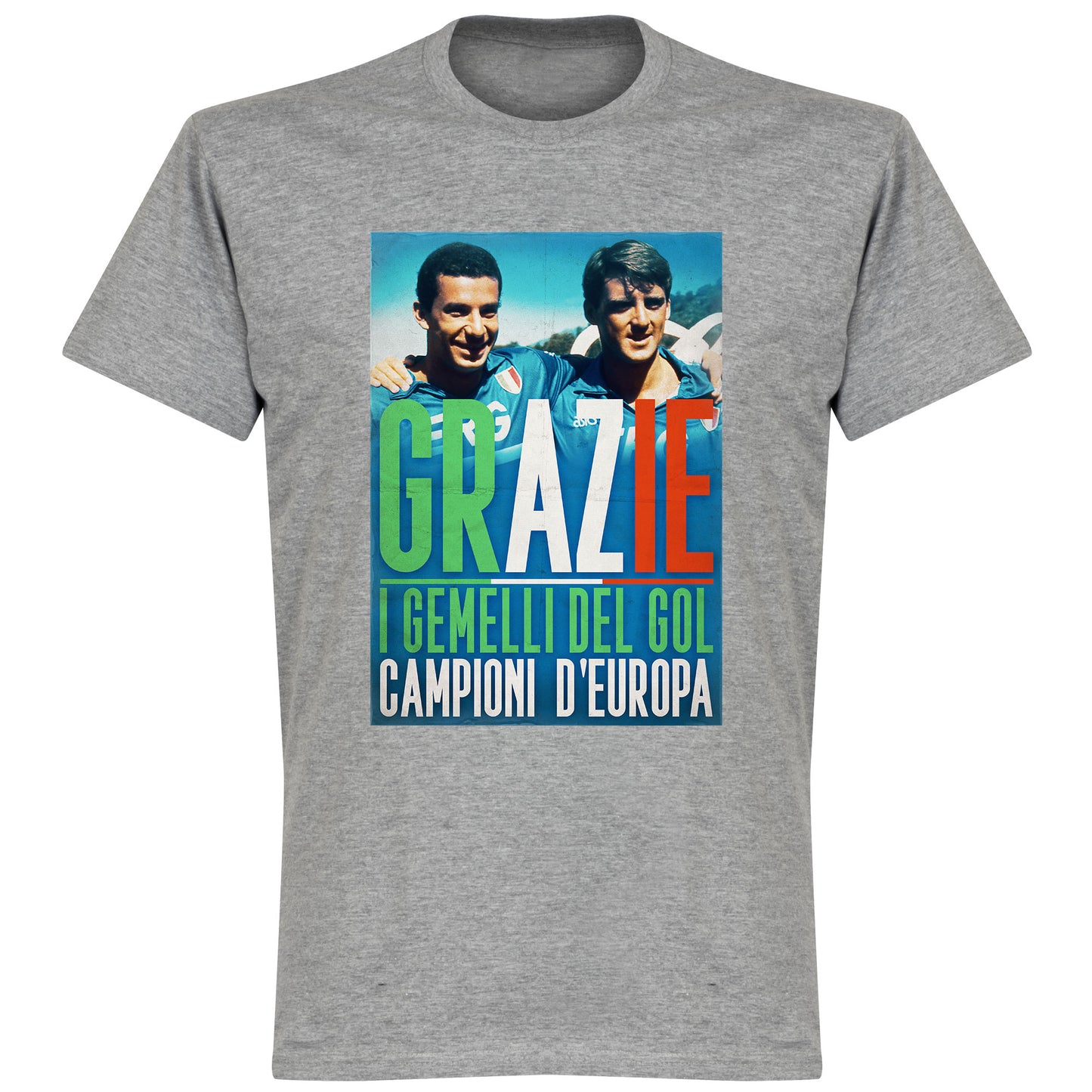 Grazie Gemelli T-shirt - Grey Marl