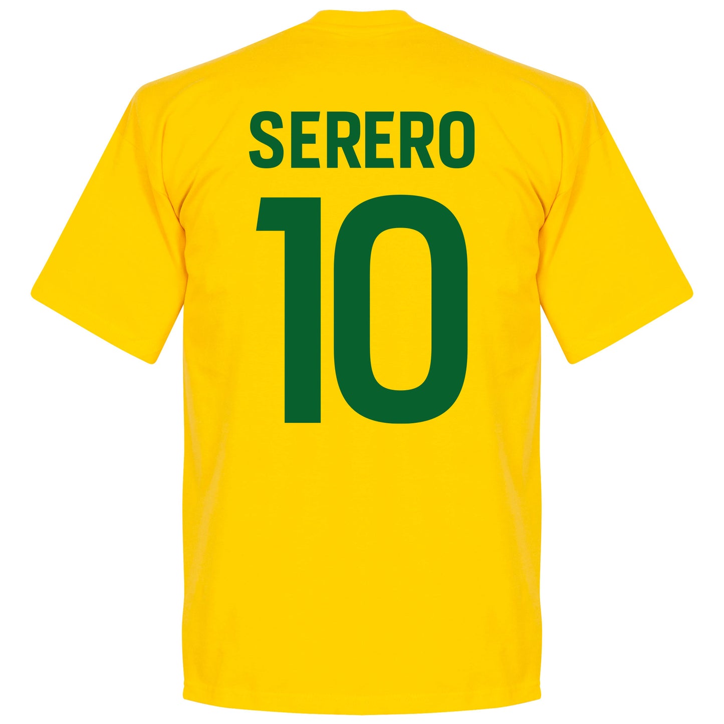 South Africa Serero No.10 Team T-Shirt - Yellow