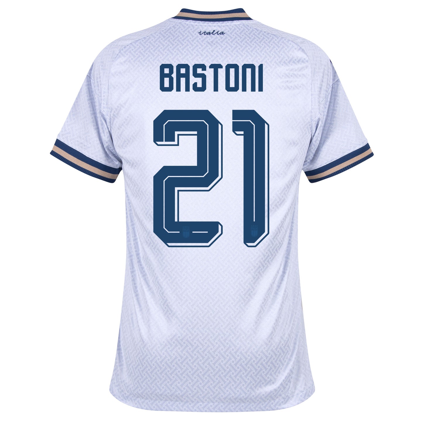 adidas Italy Authentic Away Bastoni 21 Shirt 2026-2027 (Official Printing)