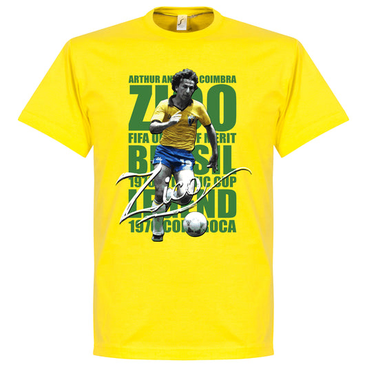 Zico Legend T-Shirt - Yellow