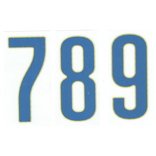 14-15 Italy Away Official Front Numbers 105mm