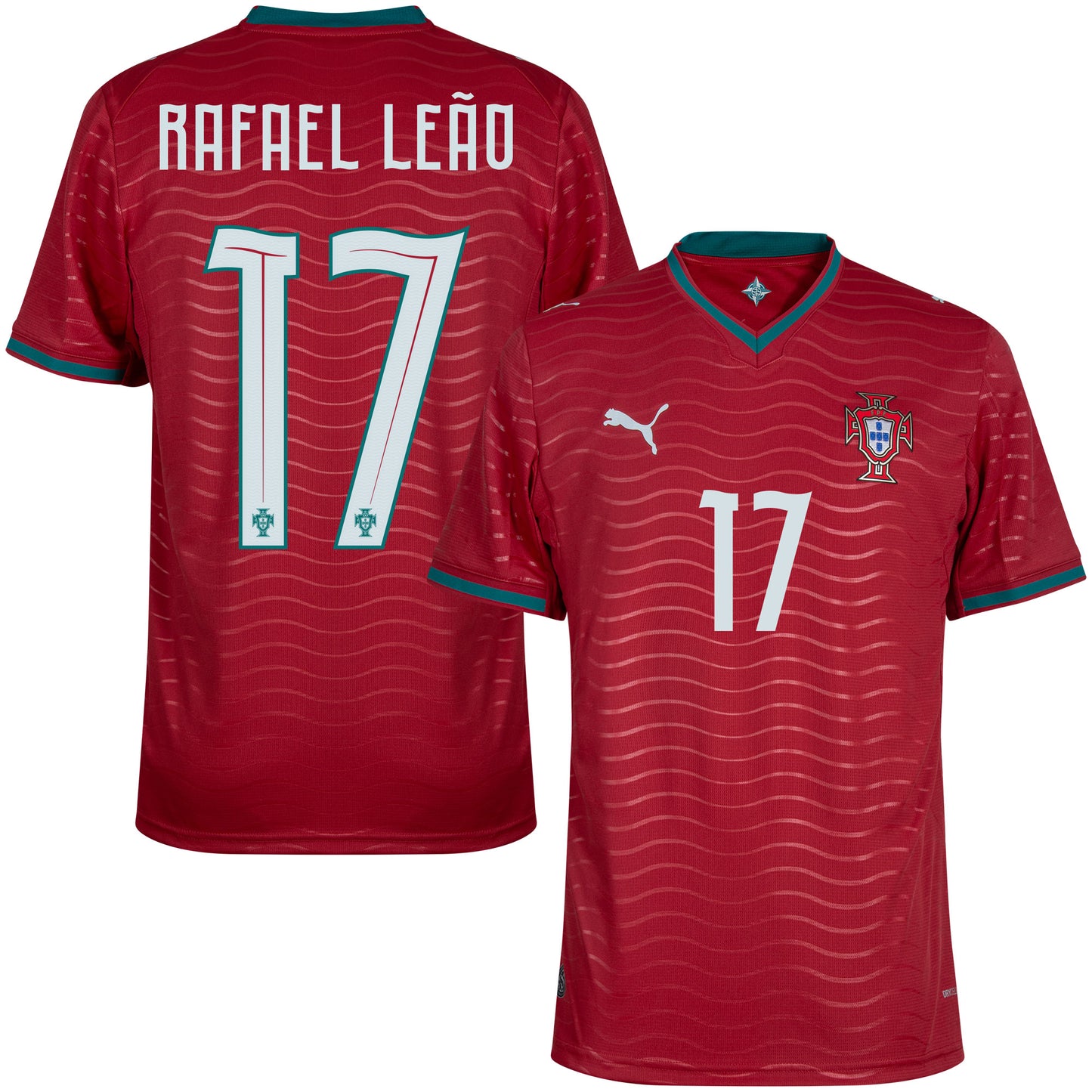Puma Portugal Home R. Leão 17 Shirt 2026-2027 (Official Printing)