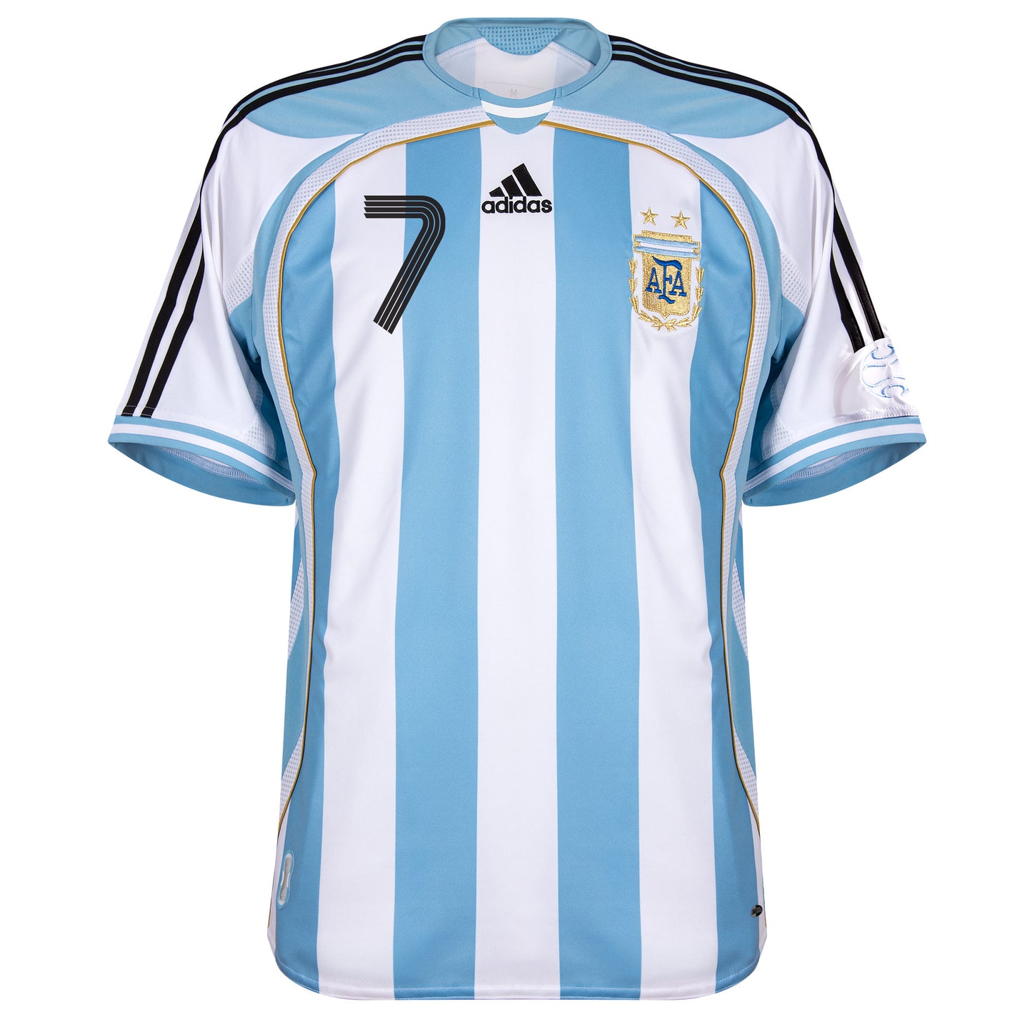 adidas Argentina Reissue Home Saviola 7 Shirt 2006 (Retro Flex Printing)