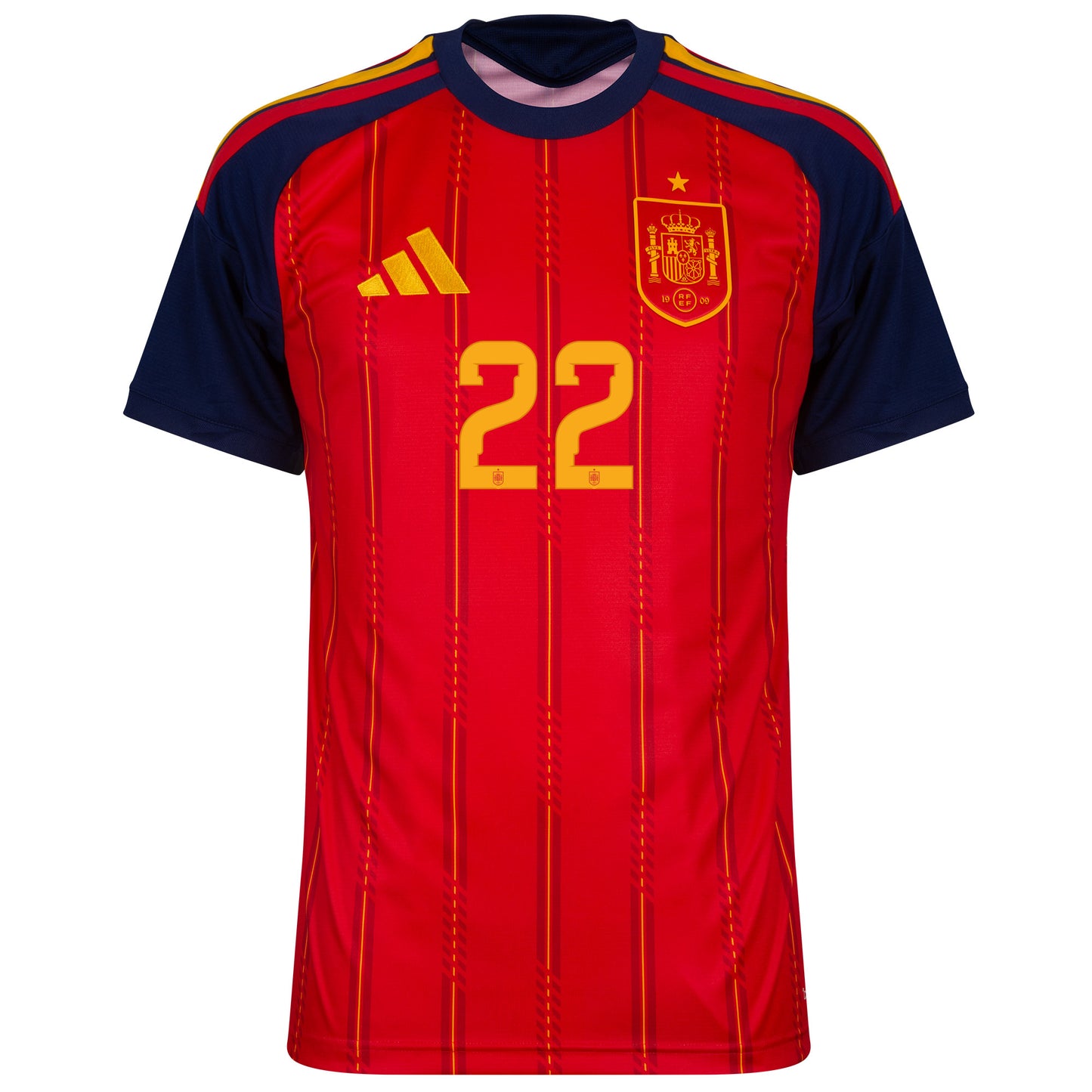adidas Spain Home Cubarsí 22 Shirt 2026-2027 (Official Printing)