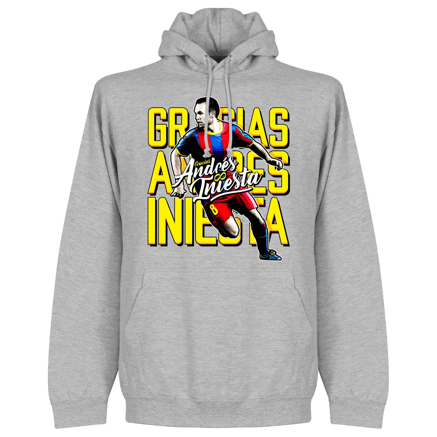 Gracias Iniesta Hoodie - Grey Heather