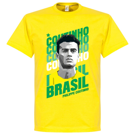 Coutinho Brasil Portrait T-Shirt - Yellow