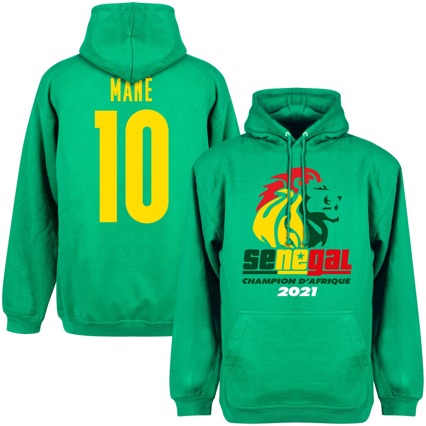 Senegal 2021 Winners Mané 10 Hoodie - Green