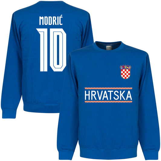 Croatia Modric 10 Team Sweatshirt - Royal