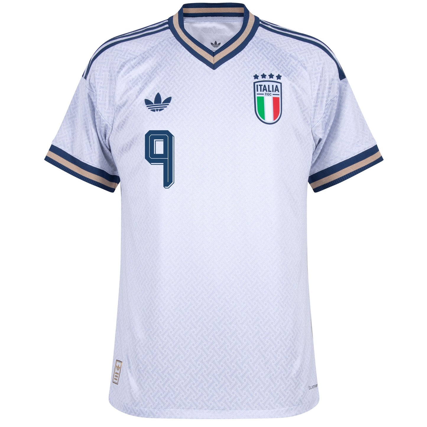 adidas Italy Authentic Away Retegui 9 Shirt 2026-2027 (Official Printing)