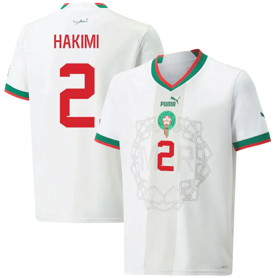 Achraf Hakimi Morocco 2 FIFA World Cup Jersey - Kit Captain