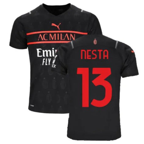 Alessandro Nesta AC Milan 13 Jersey - Kit Captain