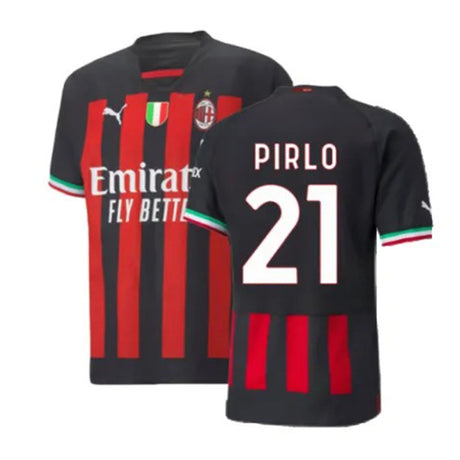 Andrea Pirlo AC Milan 21 Jersey - Kit Captain