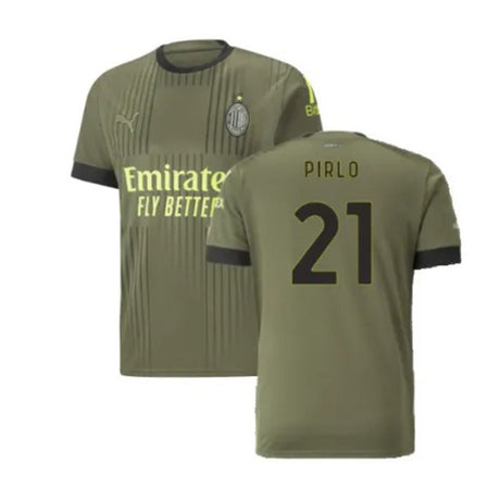 Andrea Pirlo AC Milan 21 Jersey - Kit Captain