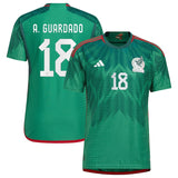 Andres Guardado Mexico 18 FIFA World Cup Jersey - Kit Captain