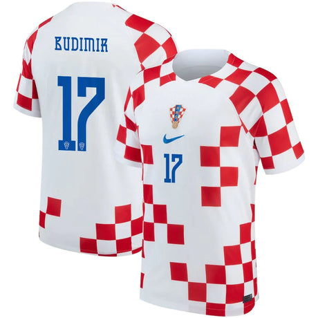 Ante Budimir Croatia 17 FIFA World Cup Jersey - Kit Captain