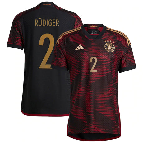 Antonio Rüdiger Germany 2 FIFA World Cup Jersey - Kit Captain