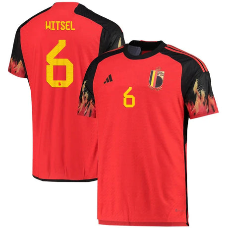 Axel Witsel Belgium 6 FIFA World Cup Jersey - Kit Captain