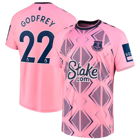 Ben Godfrey Everton 22 Jersey - Kit Captain