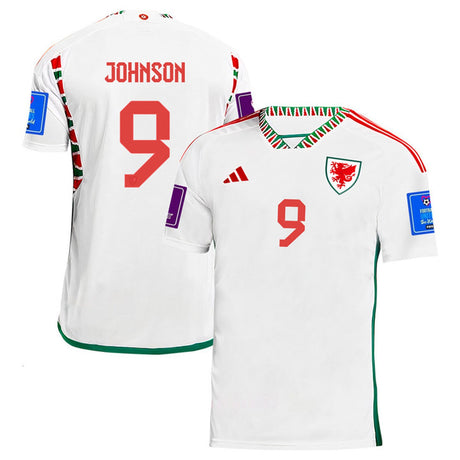 Brennan Johnson Wales 9 Fifa World Cup Jersey - Kit Captain