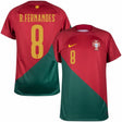 Bruno Fernandes Portugal 8 FIFA World Cup Jersey - Kit Captain