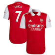 Bukayo Saka Arsenal 7 Jersey - Kit Captain