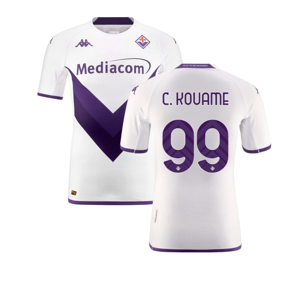 Christian Kouame ACF Fiorentina 99 Jersey - Kit Captain