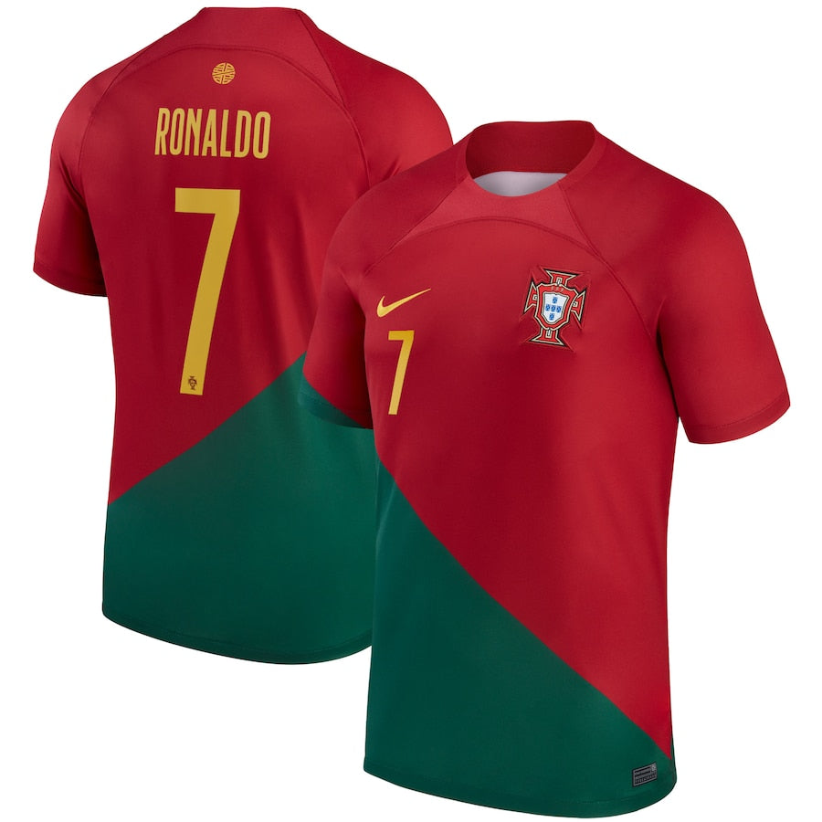 Cristiano Ronaldo Portugal 7 FIFA World Cup Jersey - Kit Captain