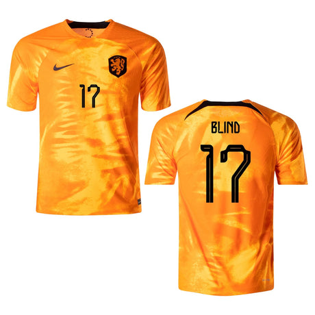 Daley Blind Netherlands 17 FIFA World Cup Jersey - Kit Captain