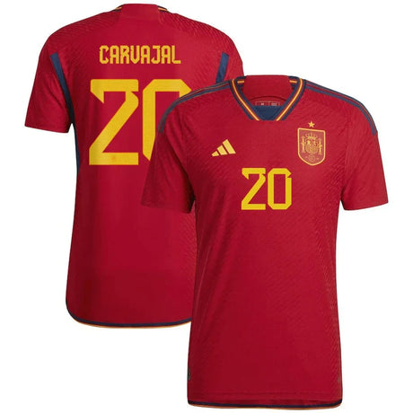 Dani Carvajal Spain 20 FIFA World Cup Jersey - Kit Captain