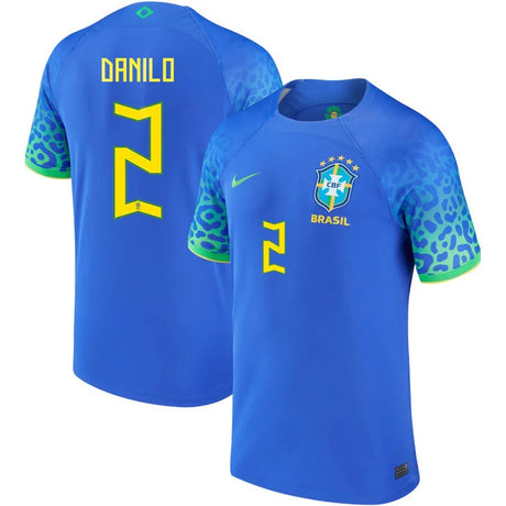 Danilo Brazil 2 FIFA World Cup Jersey - Kit Captain