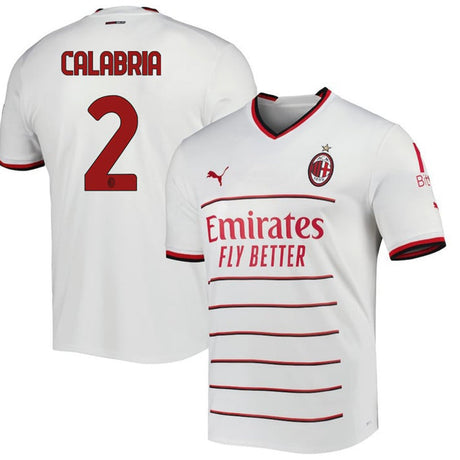 Davide Calabria AC Milan 2 Jersey - Kit Captain