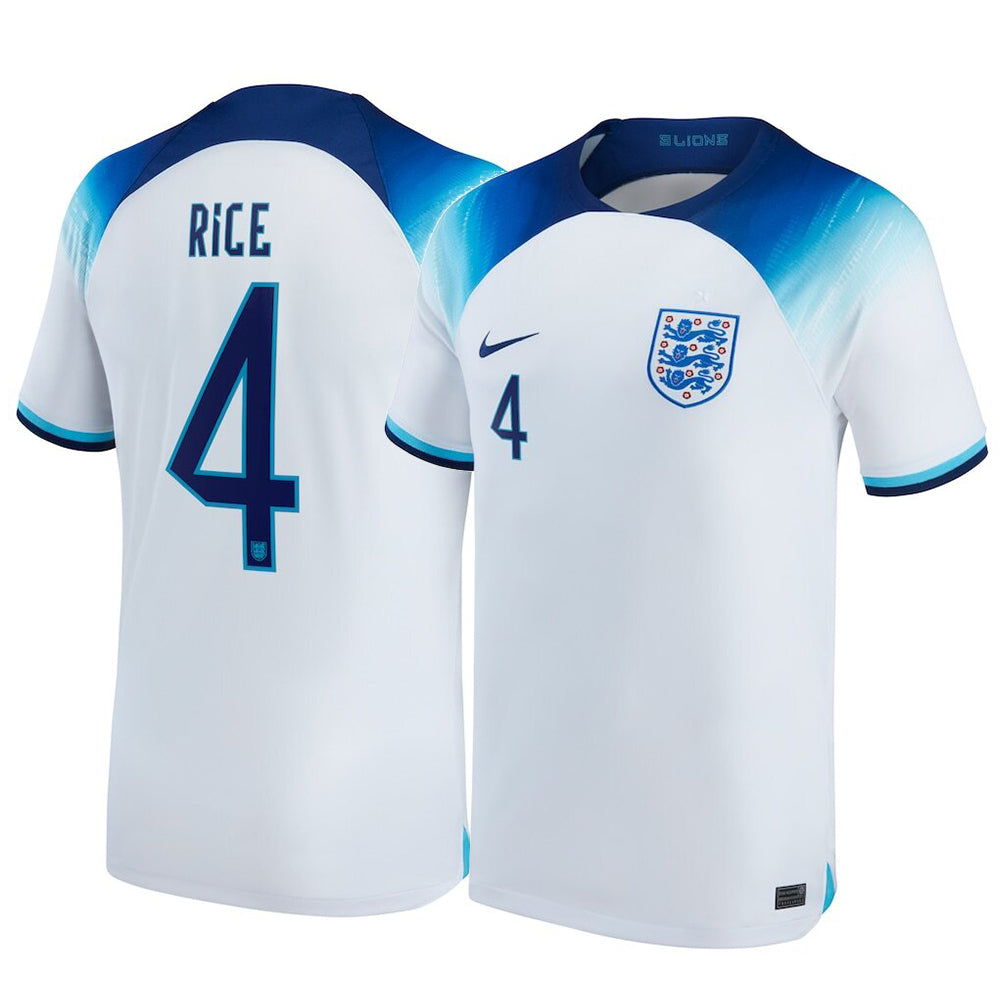 Declan Rice England 4 FIFA World Cup Jersey - Kit Captain