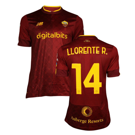 Diego Llorente Roma 14 Jersey - Kit Captain