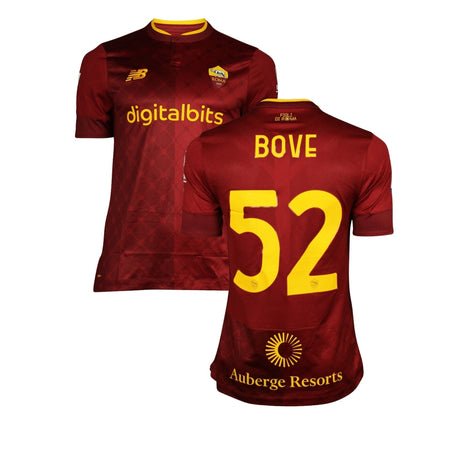 Edoardo Bove Roma 52 Jersey - Kit Captain