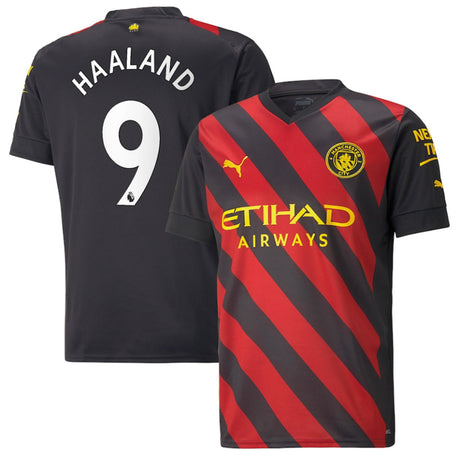 Erling Haaland Manchester City 9 Jersey - Kit Captain