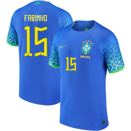 Fabinho Brazil 15 FIFA World Cup Jersey - Kit Captain