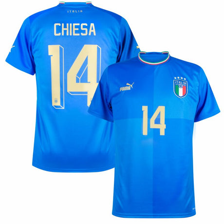 Federico Cheisa Italy 14 Jersey - Kit Captain