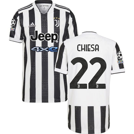 Federico Chiesa Juventus 22 Jersey - Kit Captain