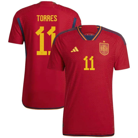 Ferran Torres Spain 11 FIFA World Cup Jersey - Kit Captain