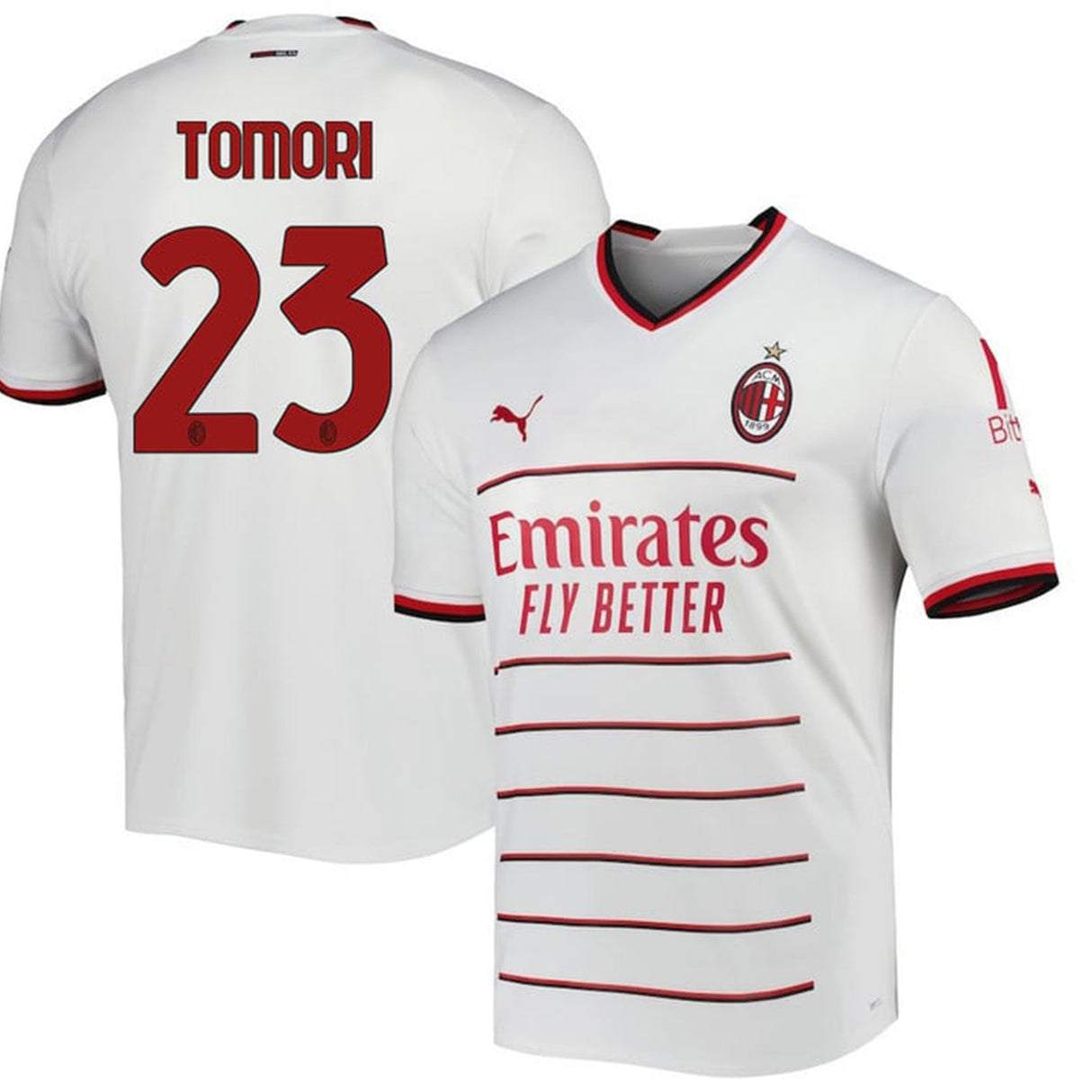 Fikayo Tomori AC Milan 23 Jersey - Kit Captain