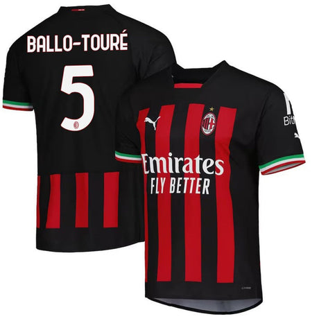 Fodé Ballo-Touré AC Milan 5 Jersey - Kit Captain